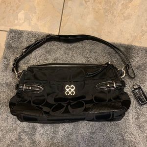 Black coach purse